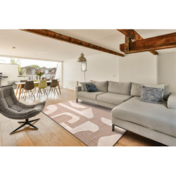 Dywan SPARK 0696A beż / krem - Geometryczny, sizal, strukturalny 160x220cm Dywan SPARK 0696A beż / krem - Geometryczny, sizal, strukturalny 160x220cm