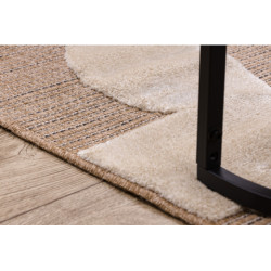 Dywan SPARK 0696A beż / krem - Geometryczny, sizal, strukturalny 160x220cm Dywan SPARK 0696A beż / krem - Geometryczny, sizal, strukturalny 160x220cm