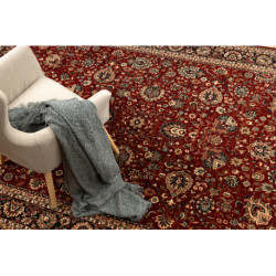 Dywan wełniany KASHQAI 4362 300 ornament bordo / czarny 67x130cm Dywan wełniany KASHQAI 4362 300 ornament bordo / czarny 67x130cm