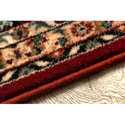 Dywan wełniany KASHQAI 4362 300 ornament bordo / czarny 67x130cm Dywan wełniany KASHQAI 4362 300 ornament bordo / czarny 67x130cm