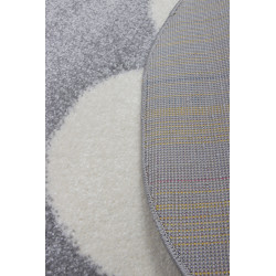 Dywan Kiddy SERDUSZKO SZARE koło 100cm Dywan Kiddy SERDUSZKO SZARE koło 100cm