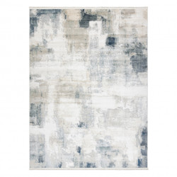 Dywan DISTIN 0144A biały / krem / beż nowoczesny - Abstrakcja, vintage, frędzle 80x150cm