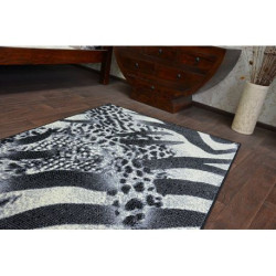 Dywan BCF FLASH SAFARI 3912 czarny/szary 120x160cm