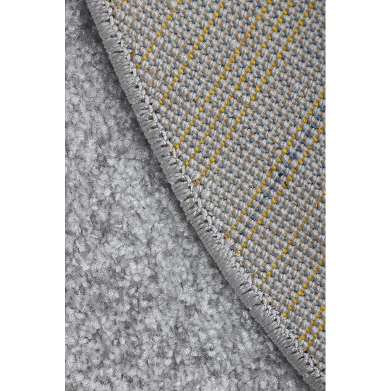Dywan Kiddy BUŹKA SZARA koło 80cm Dywan Kiddy BUŹKA SZARA koło 80cm