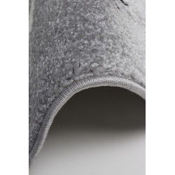 Dywan Kiddy BUŹKA SZARA koło 80cm Dywan Kiddy BUŹKA SZARA koło 80cm
