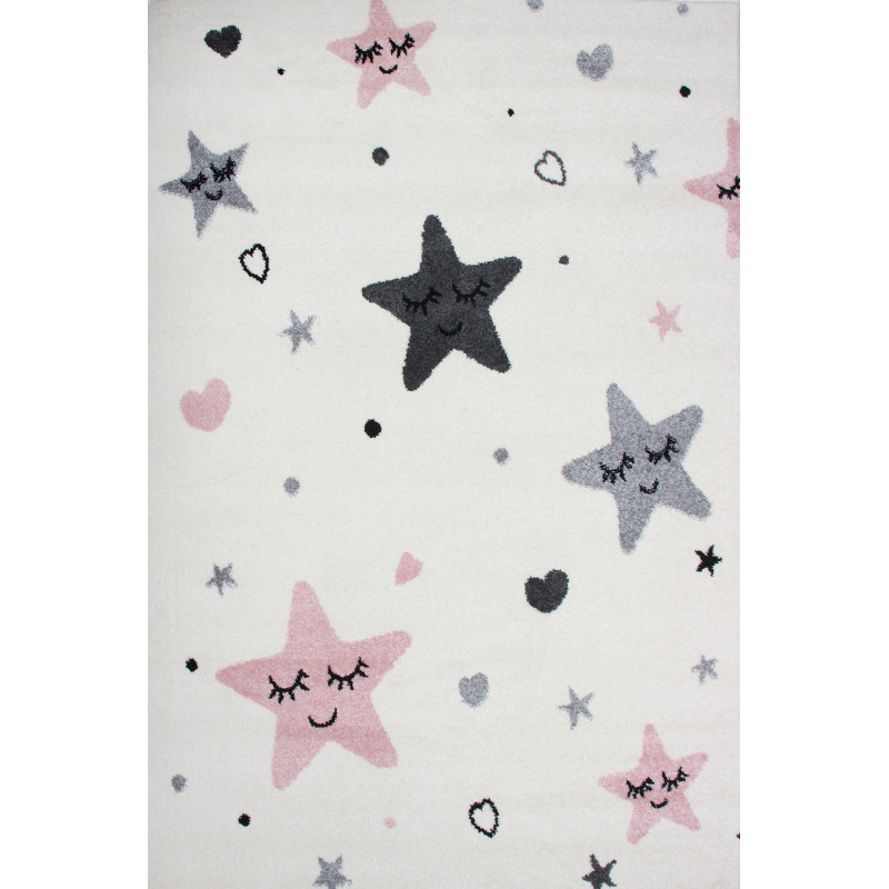 Dywan Kiddy GWIAZDKI PASTELOWE 133x190cm