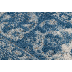 Dywan NAIN Ornament, ramka, vintage 7599/51611 niebieski / beż  80x150cm
