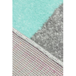 Dywan Kiddy 1140 GREY/TURQUOISE 133x190cm Dywan Kiddy 1140 GREY/TURQUOISE 133x190cm