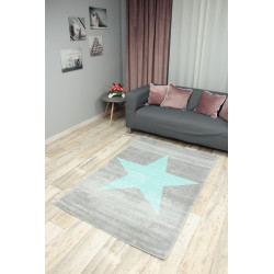 Dywan Kiddy 1140 GREY/TURQUOISE 133x190cm Dywan Kiddy 1140 GREY/TURQUOISE 133x190cm