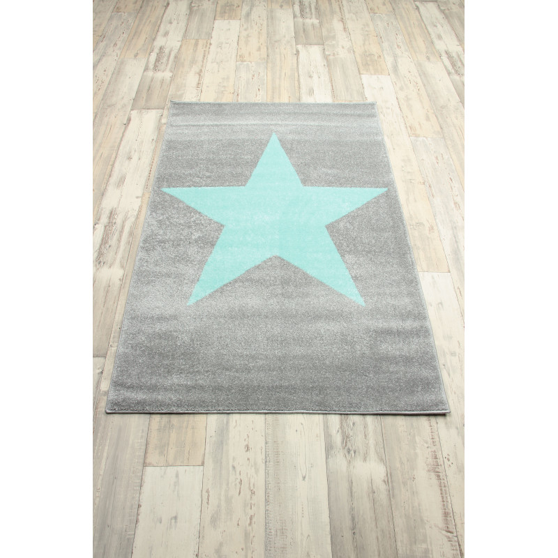 Dywan Kiddy 1140 GREY/TURQUOISE 133x190cm Dywan Kiddy 1140 GREY/TURQUOISE 133x190cm