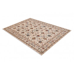 Dywan NAIN Ornament, ramka 1028/51053 beż / bordo / niebieski 80x150cm