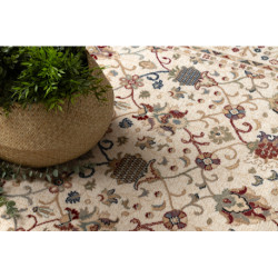 Dywan NAIN Ornament, ramka 1028/51053 beż / bordo / niebieski 120x170cm