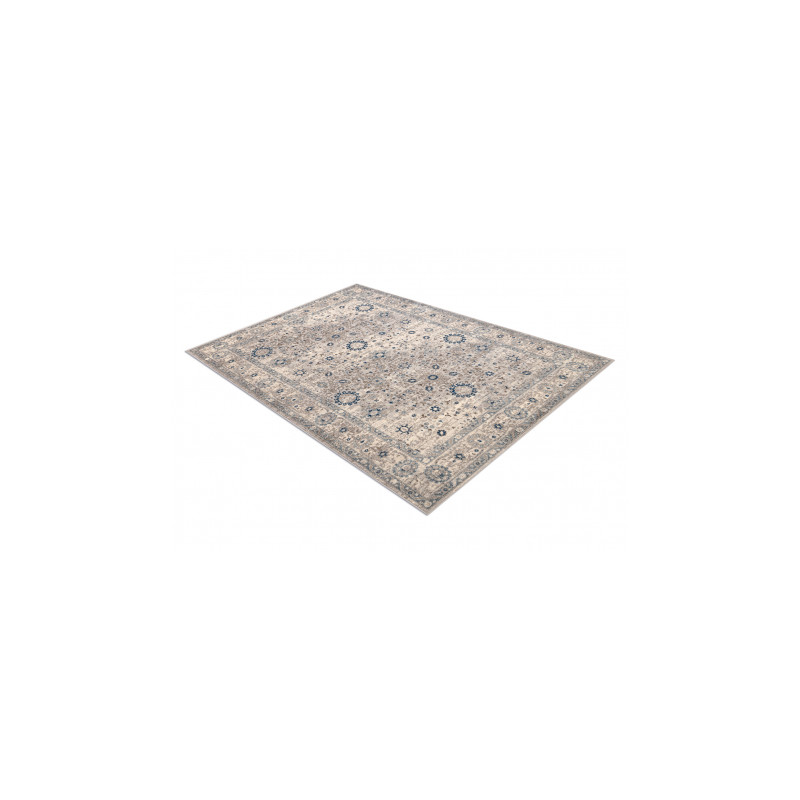Dywan NAIN Ornament, ramka 7335/51635 beż / niebieski 120x170cm