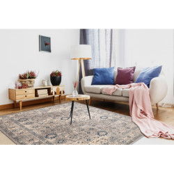 Dywan NAIN Ornament, ramka 7335/51635 beż / niebieski 160x230cm