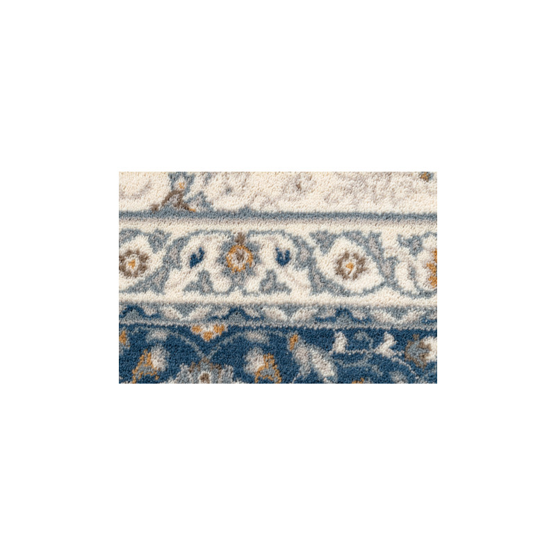 Dywan NAIN Ornament, ramka 7179/51613 beż / niebieski 120x170cm