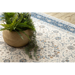 Dywan NAIN Ornament, ramka 7179/51613 beż / niebieski 160x230cm
