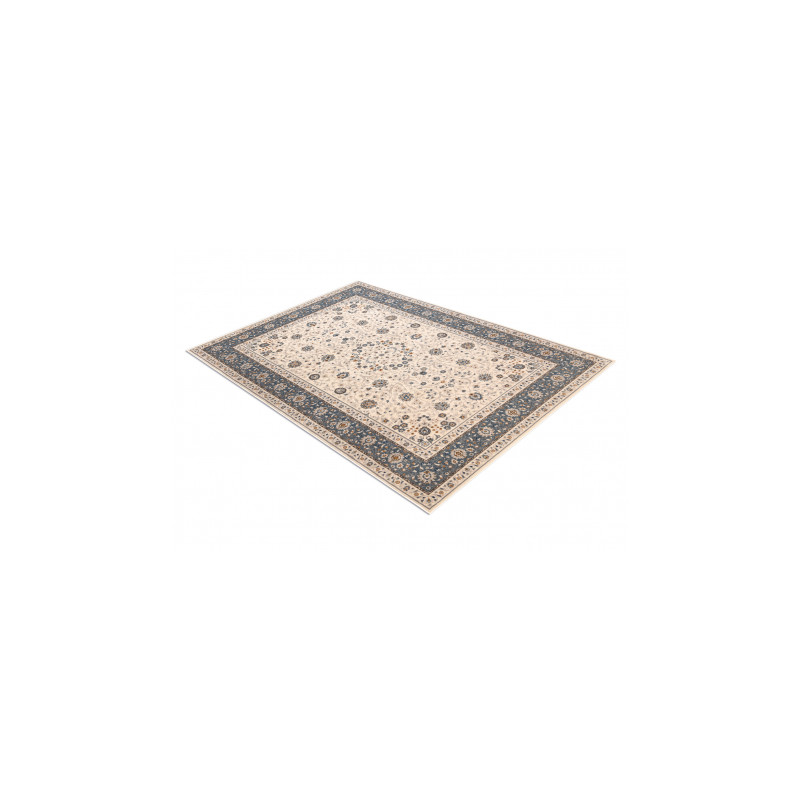 Dywan NAIN Ornament, ramka 7179/51643 beż / niebieski 120x170cm