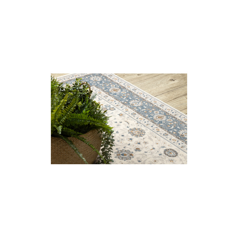 Dywan NAIN Ornament, ramka 7179/51643 beż / niebieski 120x170cm
