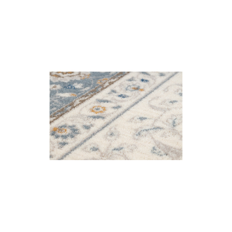 Dywan NAIN Ornament, ramka 7179/51643 beż / niebieski 120x170cm