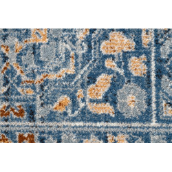 Dywan NAIN Ornament, vintage 7708/51611 niebieski / pomarańczowy 200x300cm