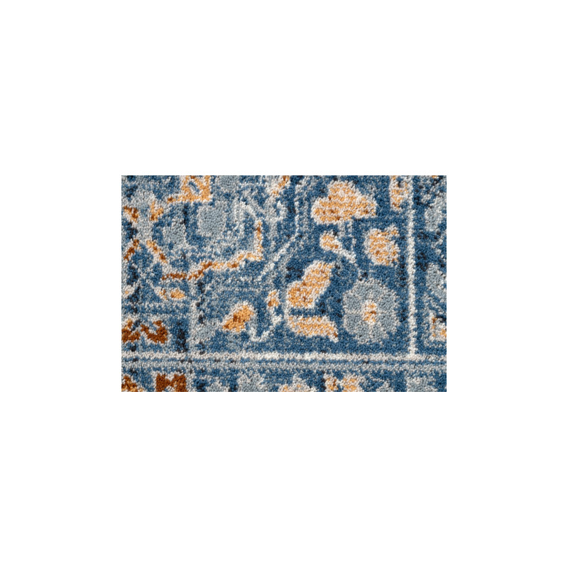 Dywan NAIN Ornament, vintage 7708/51611 niebieski / pomarańczowy 200x300cm