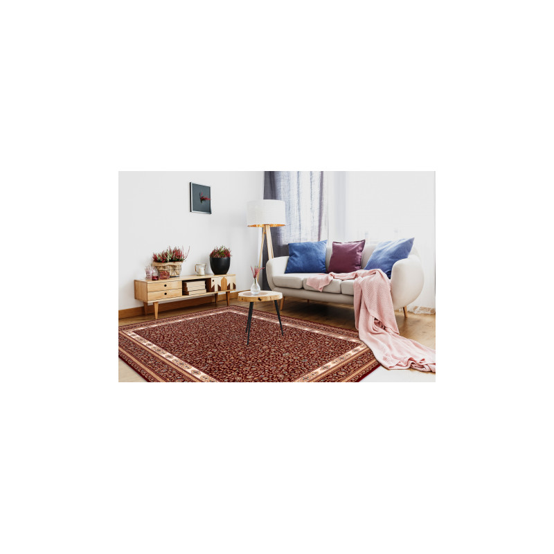 Dywan NAIN Ornament, ramka 7965/51066 bordo / beż 240x340cm