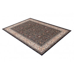 Dywan NAIN Kwiaty, ramka 1181/51011 granat / beż 120x170cm