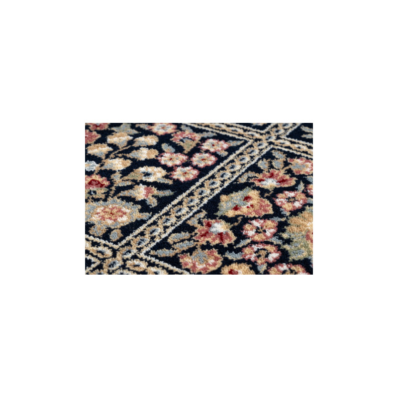 Dywan NAIN Kwiaty, ramka 1181/51011 granat / beż 120x170cm Dywan NAIN Kwiaty, ramka 1181/51011 granat / beż 120x170cm