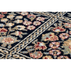 Dywan NAIN Kwiaty, ramka 1181/51011 granat / beż 160x230cm Dywan NAIN Kwiaty, ramka 1181/51011 granat / beż 160x230cm