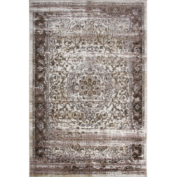 Dywan HOME A579A CREAM / BROWN 80x150cm