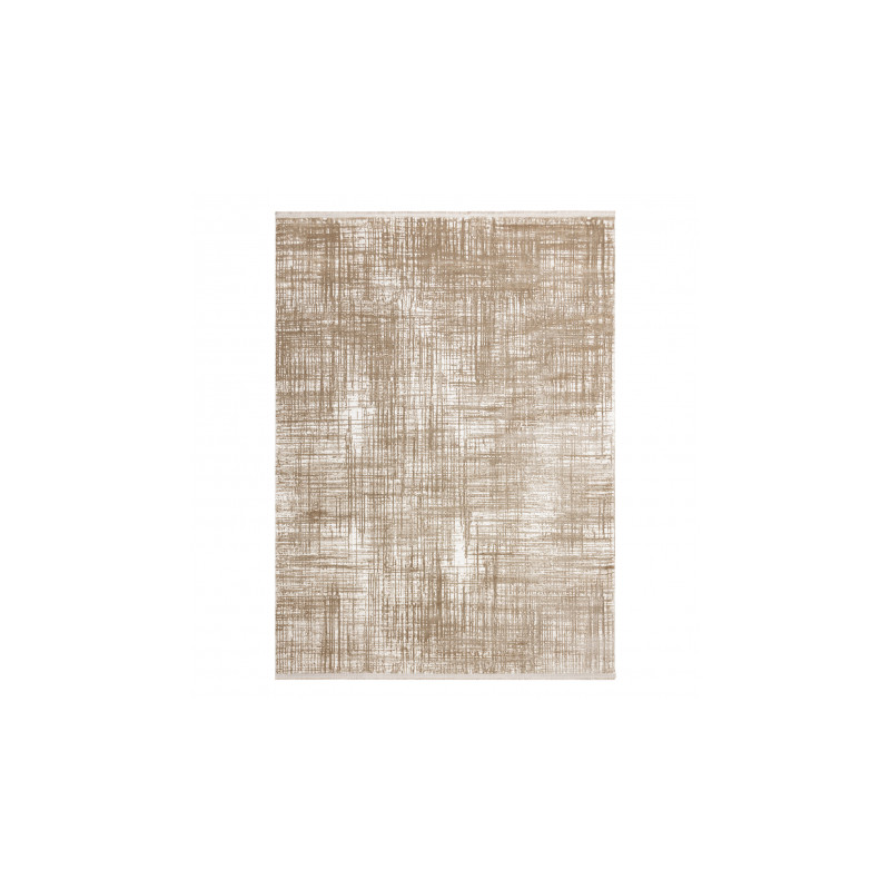 Dywan DUKE A0357 beż - Vintage, strukturalny, bardzo miękki, frędzle 120x170cm