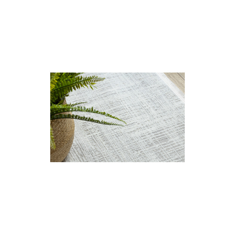Dywan DUKE A0357 krem - Vintage, strukturalny, bardzo miękki, frędzle 160x220cm