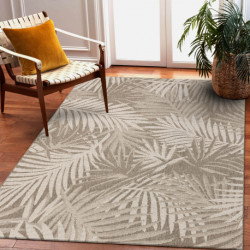DYWAN SZNURKOWY SIZAL FLOORLUX 20504 LIŚCIE ciemnoszary / szampański DŻUNGLA 120x170cm DYWAN SZNURKOWY SIZAL FLOORLUX 20504 LIŚCIE ciemnoszary / szampański DŻUNGLA 120x170cm