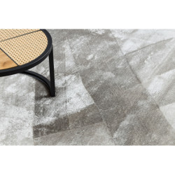 Dywan VISCO srebrny 3 pluszowy, IMITACJA FUTRA KRÓLIKA 60x100cm
