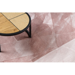 Dywan VISCO różowy 8 pluszowy, IMITACJA FUTRA KRÓLIKA 60x100cm