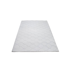 Dywan Rabbit 3D Carving GREY/WHITE 1 160x220cm Dywan Rabbit 3D Carving GREY/WHITE 1 160x220cm