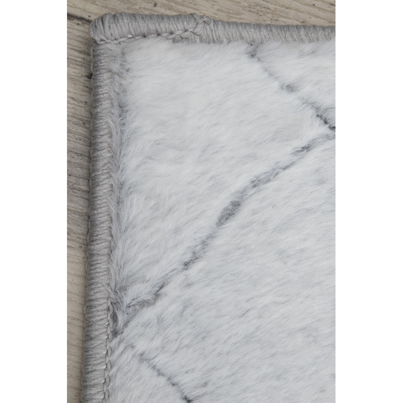 Dywan Rabbit 3D Carving GREY/WHITE 1 160x220cm Dywan Rabbit 3D Carving GREY/WHITE 1 160x220cm