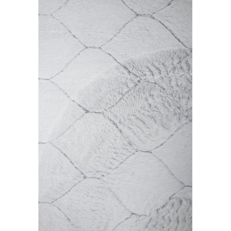 Dywan Rabbit 3D Carving GREY/WHITE 1 160x220cm Dywan Rabbit 3D Carving GREY/WHITE 1 160x220cm