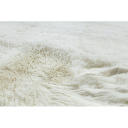 Dywan TEDDY NEW wool 45 Shaggy krem bardzo gruby, pluszowy 80x150cm
