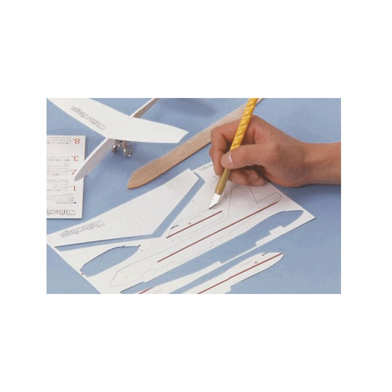 OLFA Precyzjny nóż ("skalpel") do dokładnego cięcia folii, papieru, kartonu itp. model AK-1 OLFA Precyzjny nóż ("skalpel") do dokładnego cięcia folii, papieru, kartonu itp. model AK-1