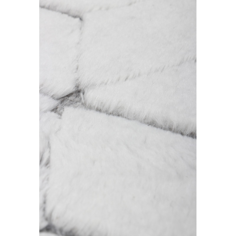 Dywan Rabbit 3D Carving GREY/WHITE 2 160x220cm Dywan Rabbit 3D Carving GREY/WHITE 2 160x220cm