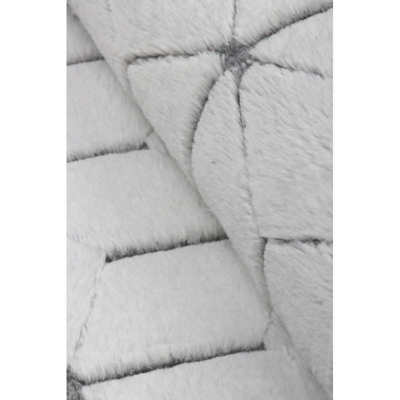 Dywan Rabbit 3D Carving GREY/WHITE 2 160x220cm Dywan Rabbit 3D Carving GREY/WHITE 2 160x220cm