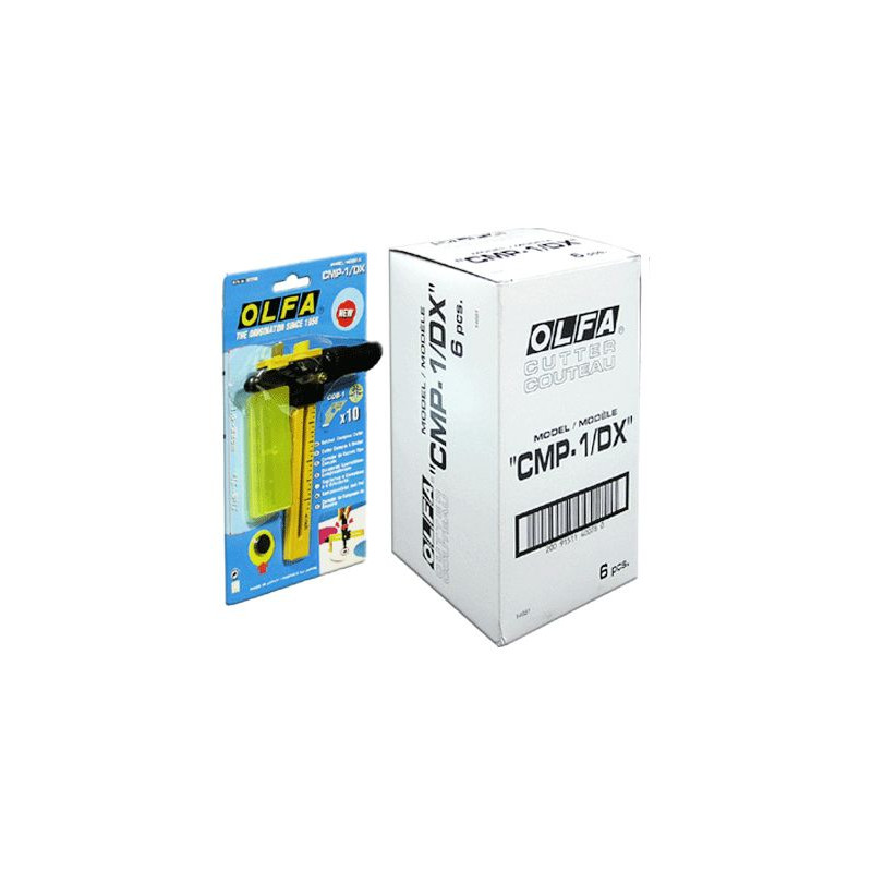 OLFA Nóż do wycinania kół z papieru, folii itp. o średnicy od 2 do 22 cm. Model CMP-1/DX