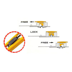 OLFA Ekonomiczny nóż z automatyczną blokadą ostrza w suwaku - system "AutoLock".  Model EXL