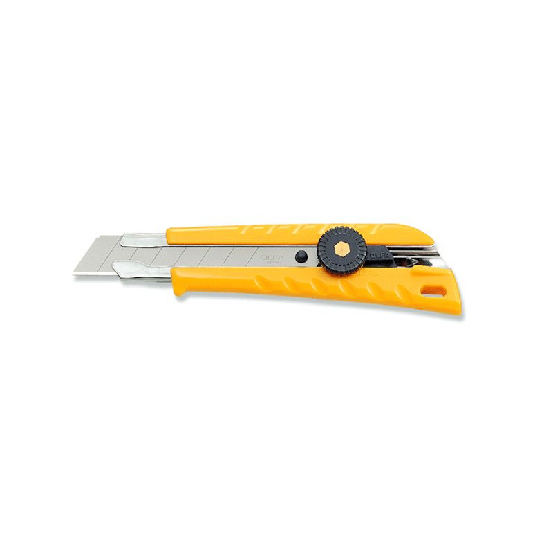 OLFA Popularny nóż. Ergonomiczny uchwyt z tworzywa (ABS). Model L-1