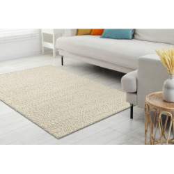 Dywan wełniany TAHAR 99005B krem - RĘCZNIE TKANY pętęlkowy, jednolity 160x240cm Dywan wełniany TAHAR 99005B krem - RĘCZNIE TKANY pętęlkowy, jednolity 160x240cm