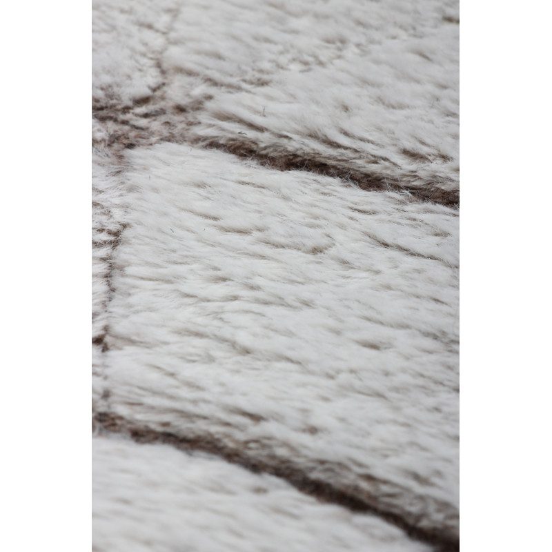 Dywan Rabbit 3D Carving COFFE/WHITE 2 160x220cm Dywan Rabbit 3D Carving COFFE/WHITE 2 160x220cm