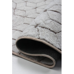 Dywan Rabbit 3D Carving COFFE/WHITE 2 160x220cm Dywan Rabbit 3D Carving COFFE/WHITE 2 160x220cm
