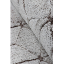 Dywan Rabbit 3D Carving COFFE/WHITE 2 160x220cm Dywan Rabbit 3D Carving COFFE/WHITE 2 160x220cm