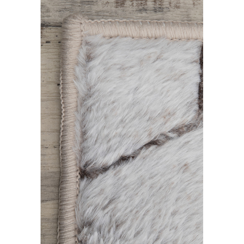 Dywan Rabbit 3D Carving COFFE/WHITE 2 160x220cm Dywan Rabbit 3D Carving COFFE/WHITE 2 160x220cm